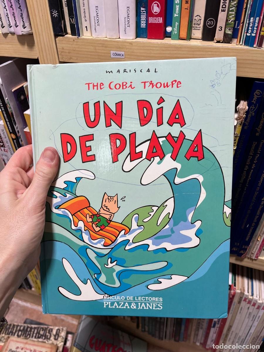 Tebeos: COMIC4 &mdash; The Cobi Troupe: Un d&iacute;a de playa &mdash; Javier Mariscal &mdash; Plaza & Jan&eacute;s / C&iacute;rculo de Lectores &rarr;