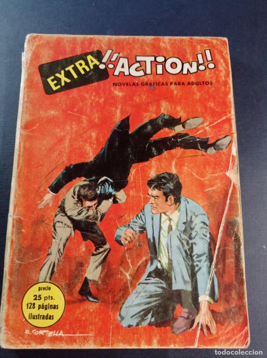 Tebeos: EXTRA ACTION N&ordm; 5. EDICIONES PETRONIO, 1969. 3 HISTORIETAS COMPLETAS, B&Eacute;LICO, WESTERN. DAN FLAGG +++