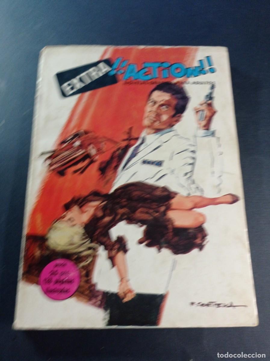 Tebeos: EXTRA ACTION N&ordm; 9. EDICIONES PETRONIO, 1969. 3 HISTORIETAS COMPLETAS, B&Eacute;LICO, WESTERN. DAN FLAGG +++