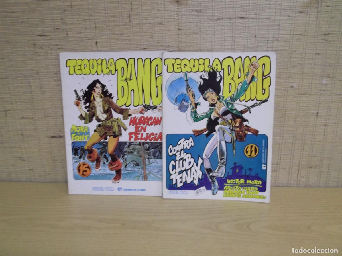 Tebeos: Lote de dos comics Tequila Bang n&ordm; 11 y n&ordm;15.Ediciones de la torre.Papel Vivo
