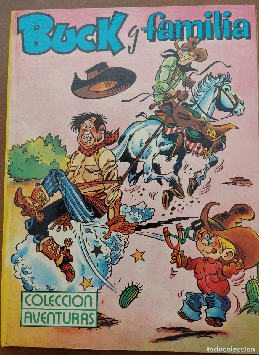 Tebeos: BUCK Y FAMILIA COLECCI&Oacute;N AVENTURAS TOMO n&uacute;m. 1 TAPA DURA (PRODUCCIONES EDITORIALES - 1974) 29X21