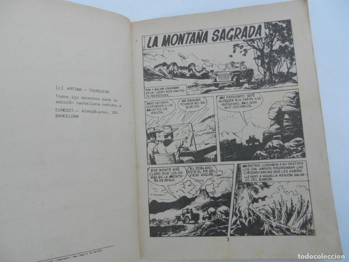 Tebeos: TIM, EL AUDAZ - LA MONTA&Ntilde;A SAGRADA - N&ordm; 4 - EUREDIT 1970. - Foto 3