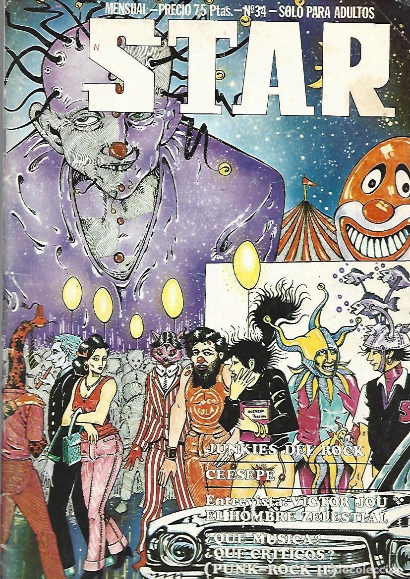 Tebeos: Revista Star, 34, 1977, Producciones Editoriales, buen estado