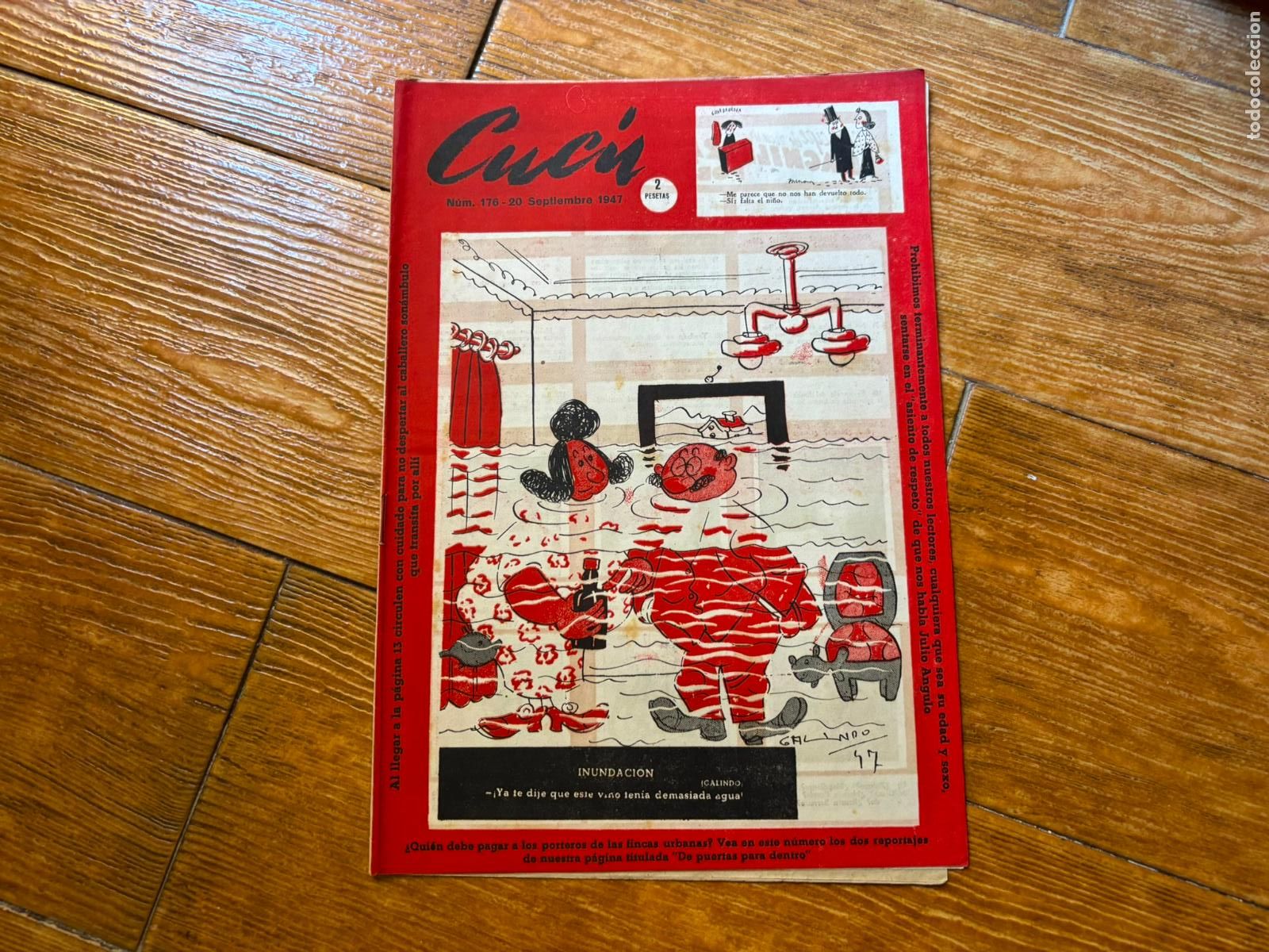 Tebeos: CUC&Uacute; N&ordm; 176 SEMANARIO FESTIVO (VVAA) GR&Aacute;FICAS MADRID, 1947