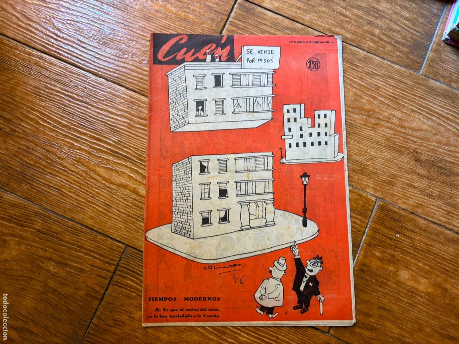 Tebeos: CUC&Uacute; N&ordm; 136 SEMANARIO FESTIVO (VVAA) GR&Aacute;FICAS MADRID, 1947