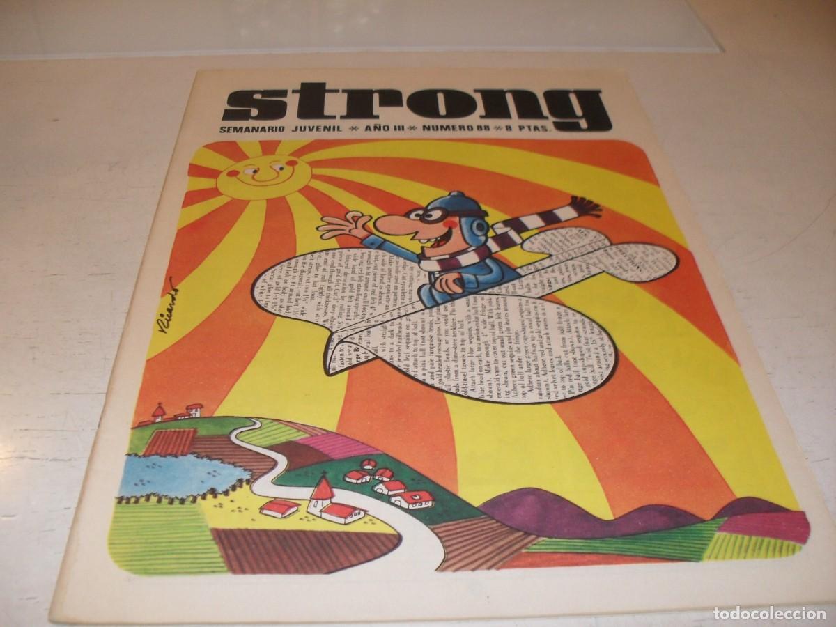 Tebeos: STRONG N&ordm; 88,ULTIMOS N&ordm;,DE 90,CON GASTON EL GAFE,EDITA ARGOS,1969,DE KIOSKO