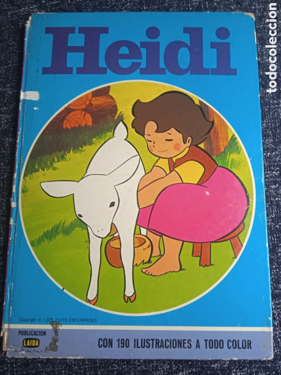 Tebeos: HEIDI , 190 ILUSTRACIONES A COLOR - edita: LAIDA 1975