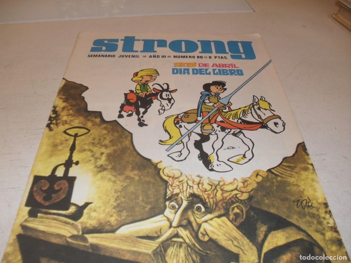 Tebeos: STRONG N&ordm; 80,N&ordm; ESPECIAL DIA DEL LIBRO,DE 90,EDITA ARGOS,1969,DE KIOSKO