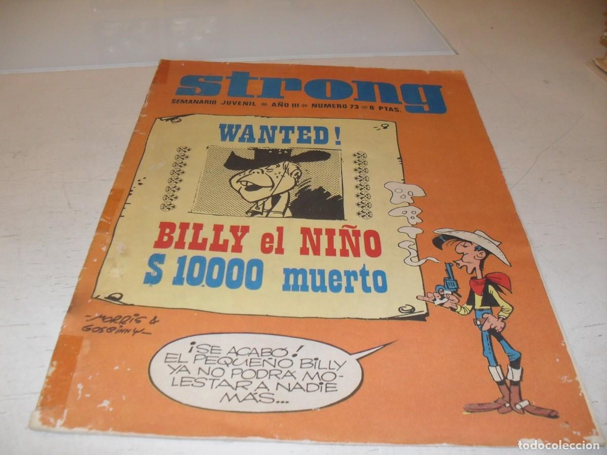 Tebeos: STRONG N&ordm; 73,CON DON TALARICO,DE JAN,DE 90,EDITA ARGOS,1969