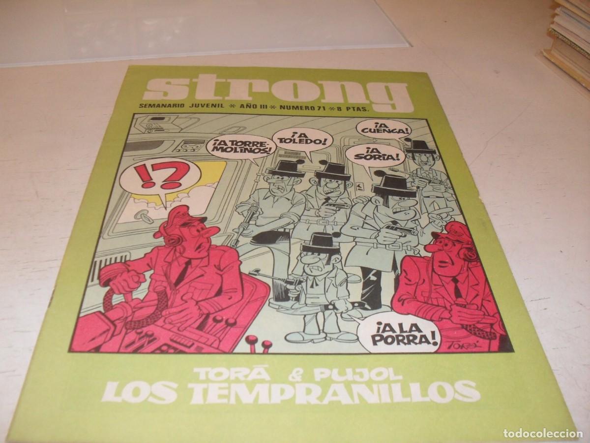 Tebeos: STRONG N&ordm; 71,CON DON CARTULINO,COMIC PSICODELICO,DE 90,EDITA ARGOS,1969,DE KIOSKO