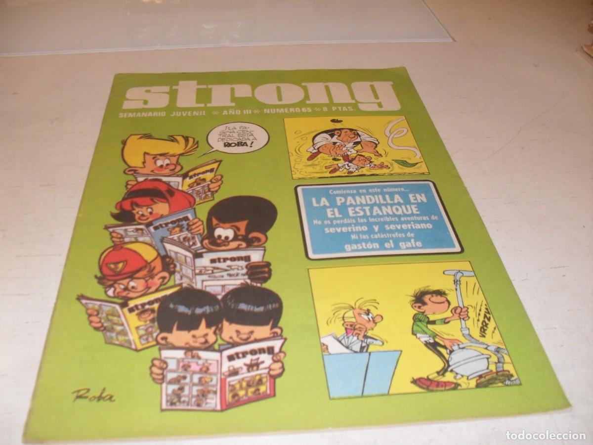 Tebeos: STRONG N&ordm; 65,CON SEVERINO Y SEVERIANO,DE CASTILLO,DE 90,EDITA ARGOS,1969,DE KIOSKO