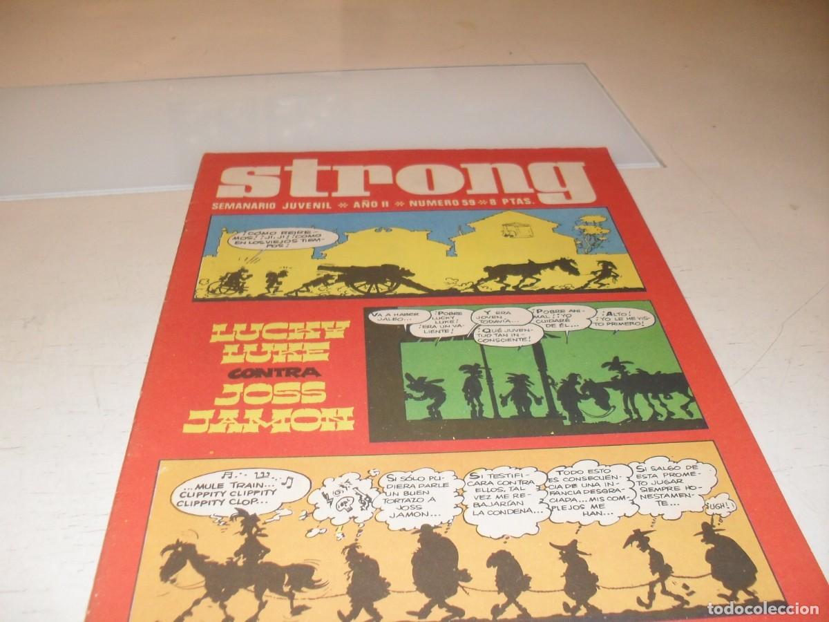 Tebeos: STRONG N&ordm; 59.CON LUCKY LUKE CONTRA JOSS JAMON,DE 90,EDITA ARGOS,1969,DE KIOSKO