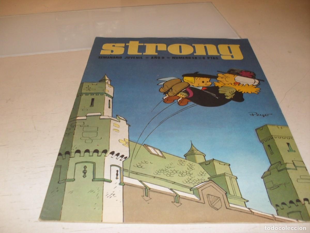 Tebeos: STRONG N&ordm; 58,CON BENITO SANSOM,DE 90,EDITA ARGOS,1969,DE KIOSKO