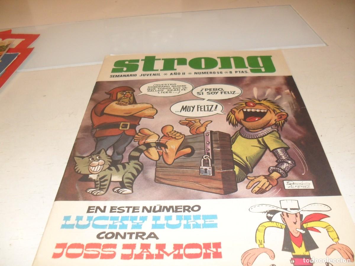 Tebeos: STRONG N&ordm; 56,CON LA DICHOSA FELICIDAD,DE PEDRO ALFEREZ,DE KIOSKO,DE 90,EDITA ARGOS,1969