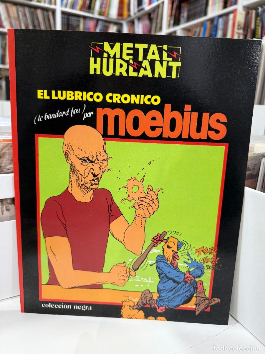 Tebeos: El L&uacute;brico Cr&oacute;nico - Moebius - Metal Hurlant Colecci&oacute;n Negra - Euroc&oacute;mic 1979