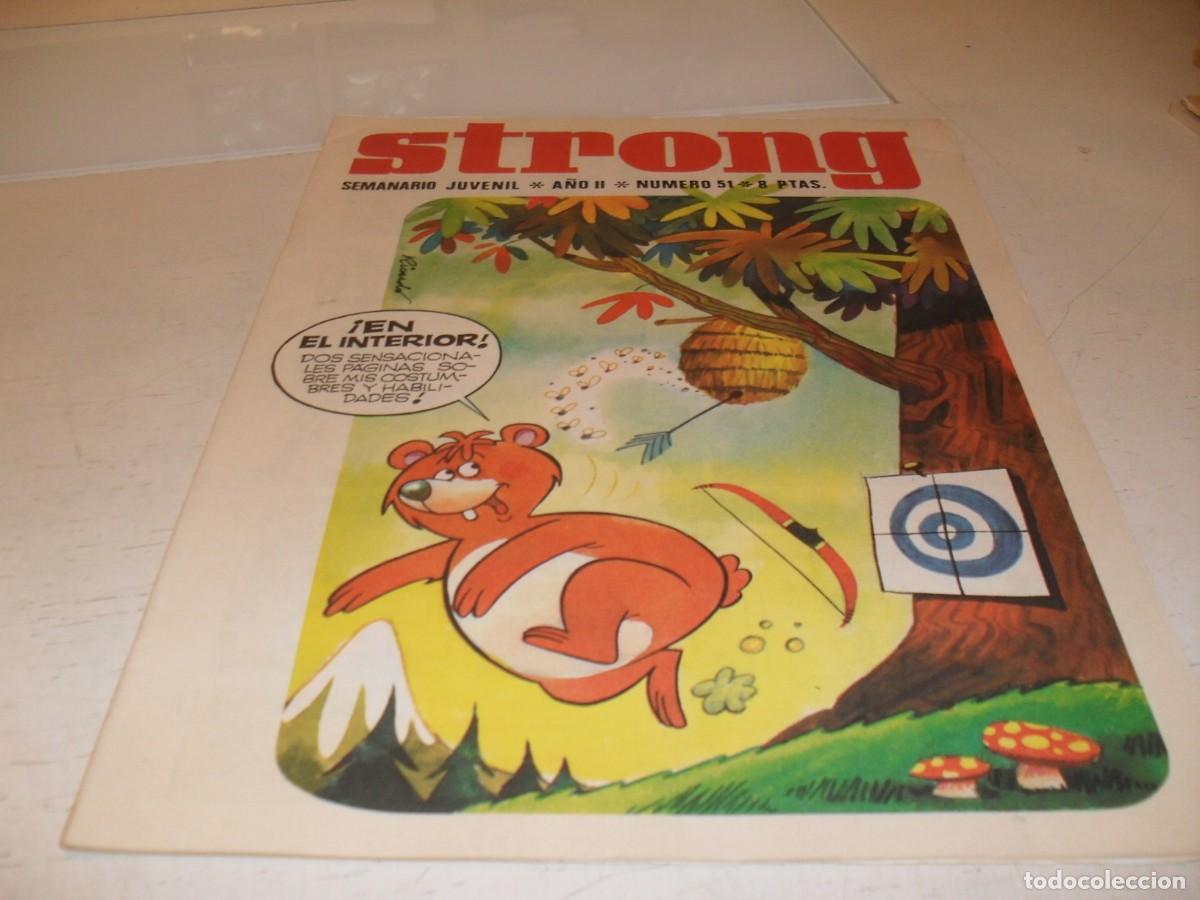 Tebeos: STRONG N&ordm; 51,CON SOFIA:EL RAPTO DE LORD NELSON,DE KIOSKO,DE 90,EDITA ARGOS,1969