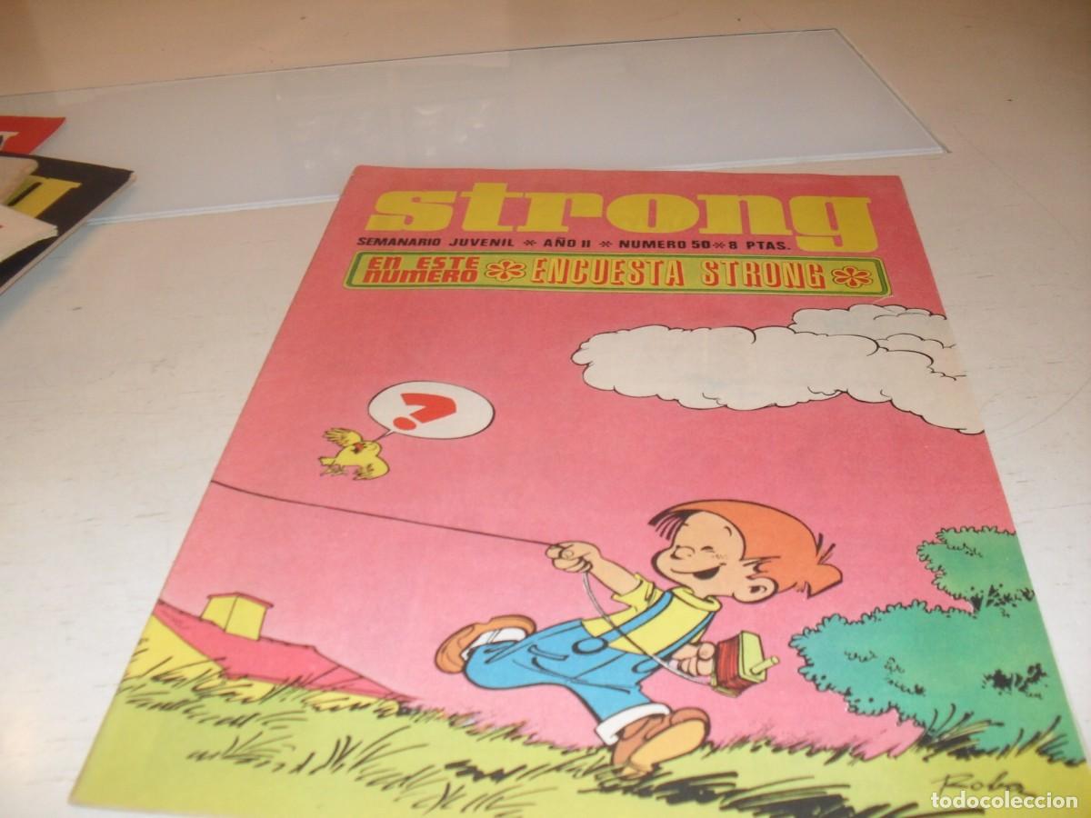 Tebeos: STRONG N&ordm; 50,EN ESTE N&ordm;,ENCUESTA STRONG,DE KIOSKO,DE 90,EDITA ARGOS,1969