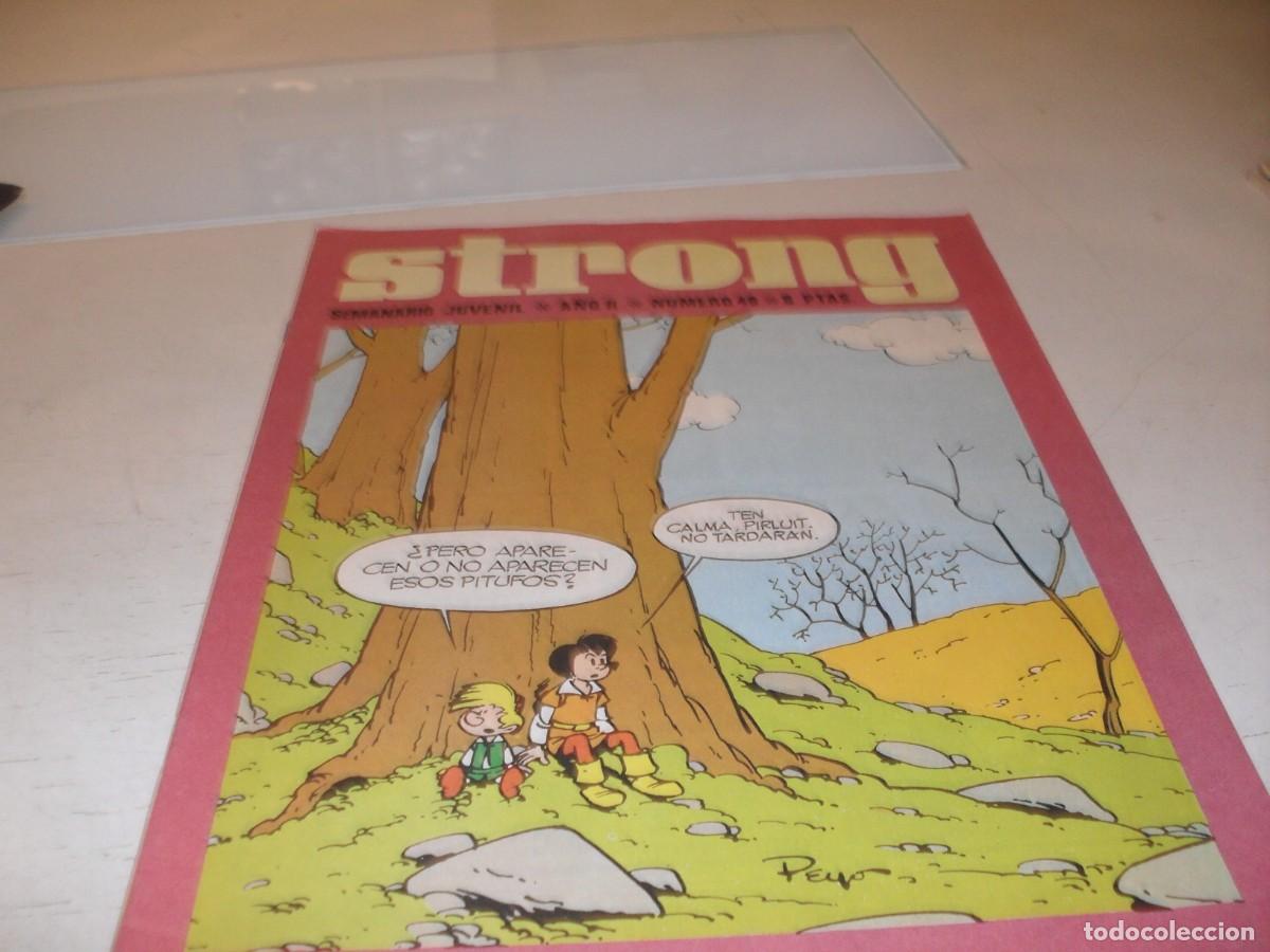 Tebeos: STRONG N&ordm; 49,CON JOHAN Y PIRLUIT,DE KIOSKO,DE 90,EDITA ARGOS,1969