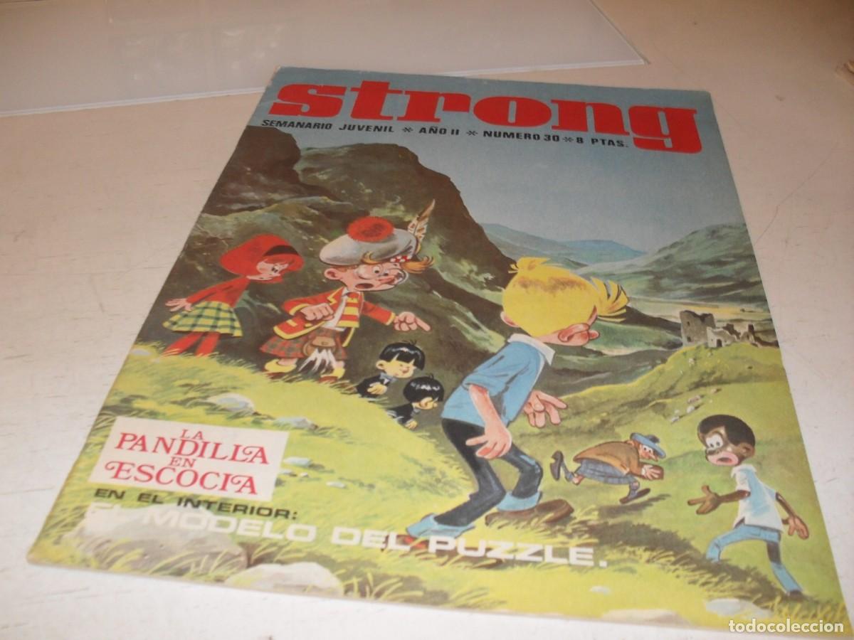 Tebeos: STRONG N&ordm; 30,EN INTERIOR POSTER HUMORISTICO DE PIRATAS,DE KIOSKO.DE 90,EDITA ARGOS,1969