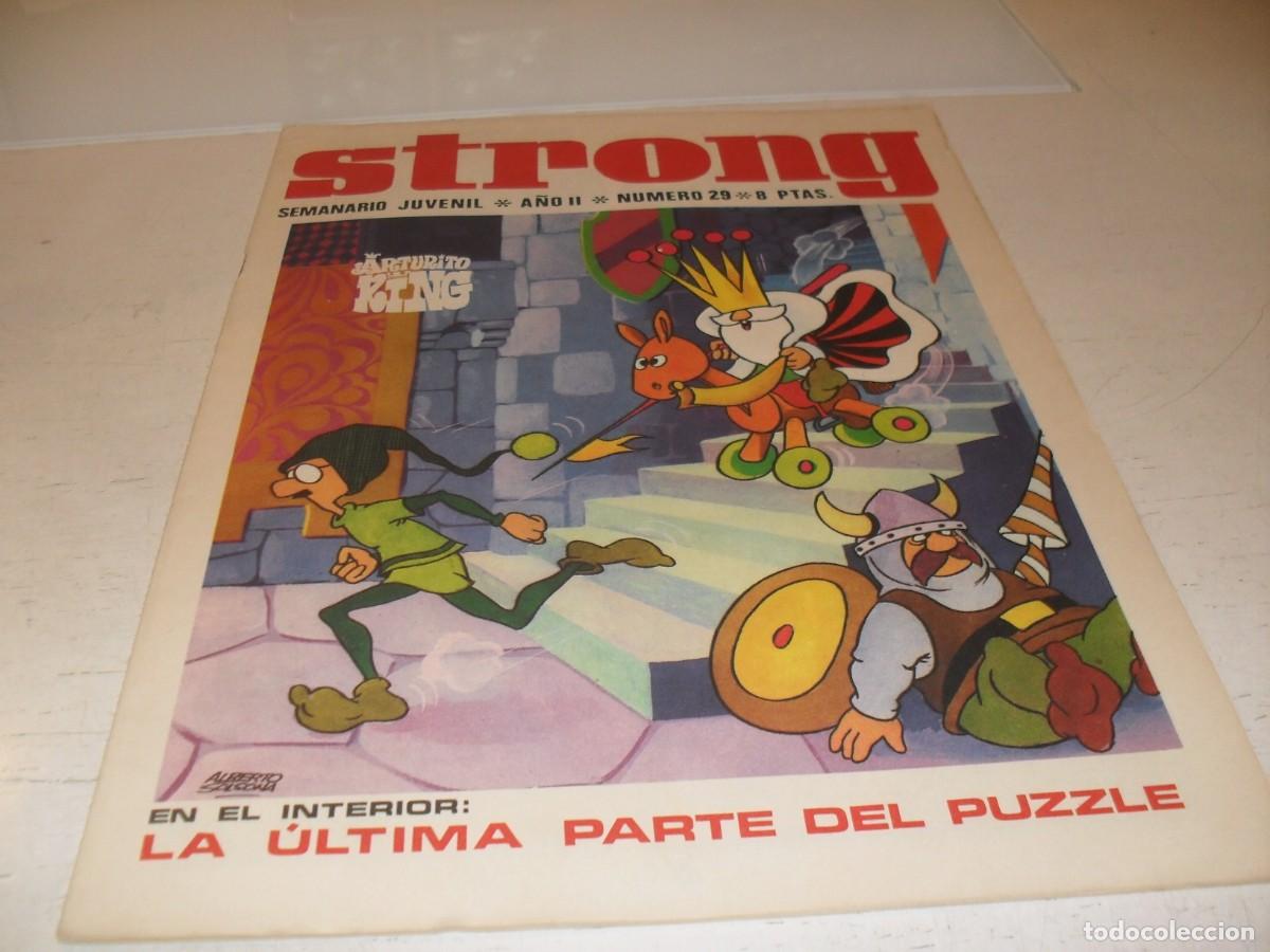 Tebeos: STRONG N&ordm; 29,EN INTERIOR POSTER OBRA DE ROMANOS,DE KIOSKO.DE 90,EDITA ARGOS,1969
