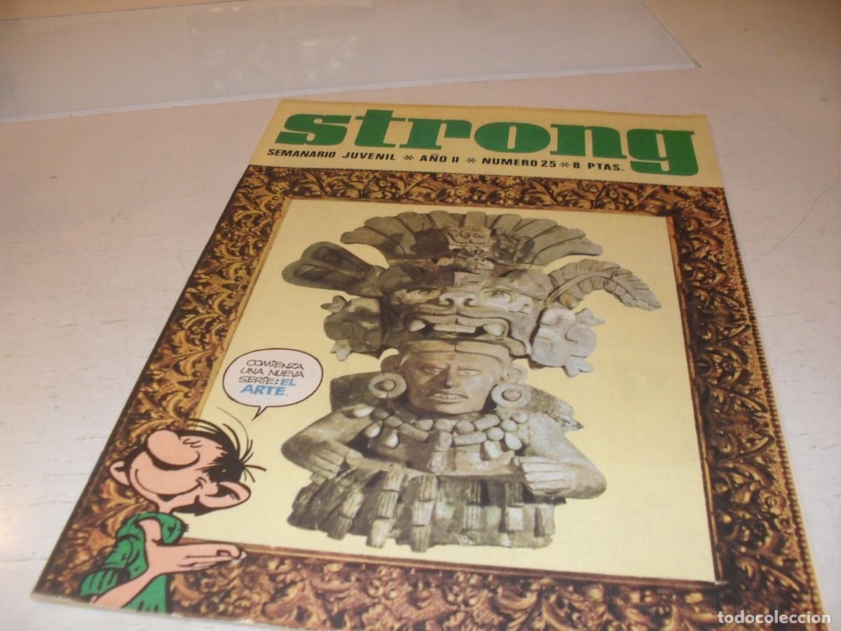 Tebeos: STRONG N&ordm; 25,EN INTERIOR POSTER LA PINTURA EGIPCIA,DE KIOSKO.DE 90,EDITA ARGOS,1969