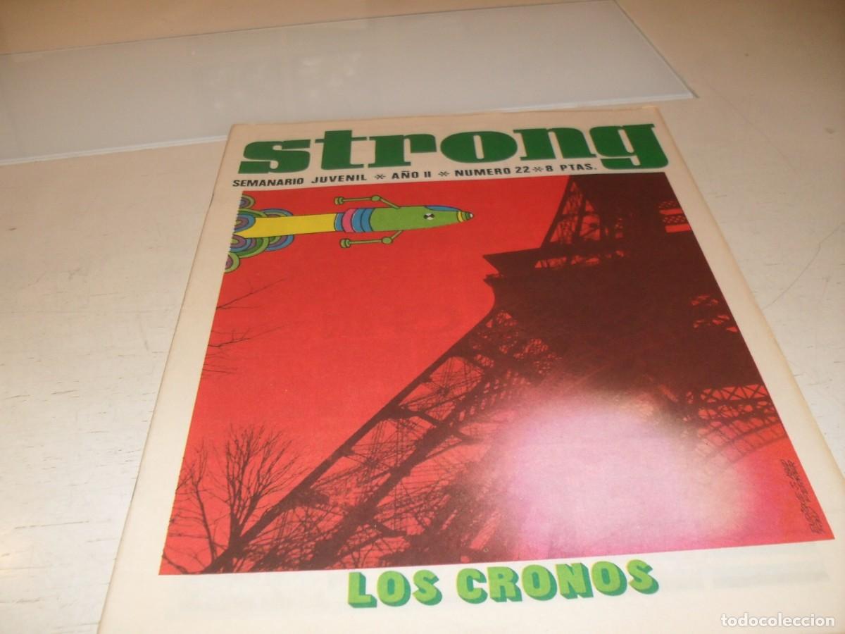 Tebeos: STRONG N&ordm; 22,CON LOS CRONOS:EL MECANO-MONSTRUO,DE 90,EDITA ARGOS,1969