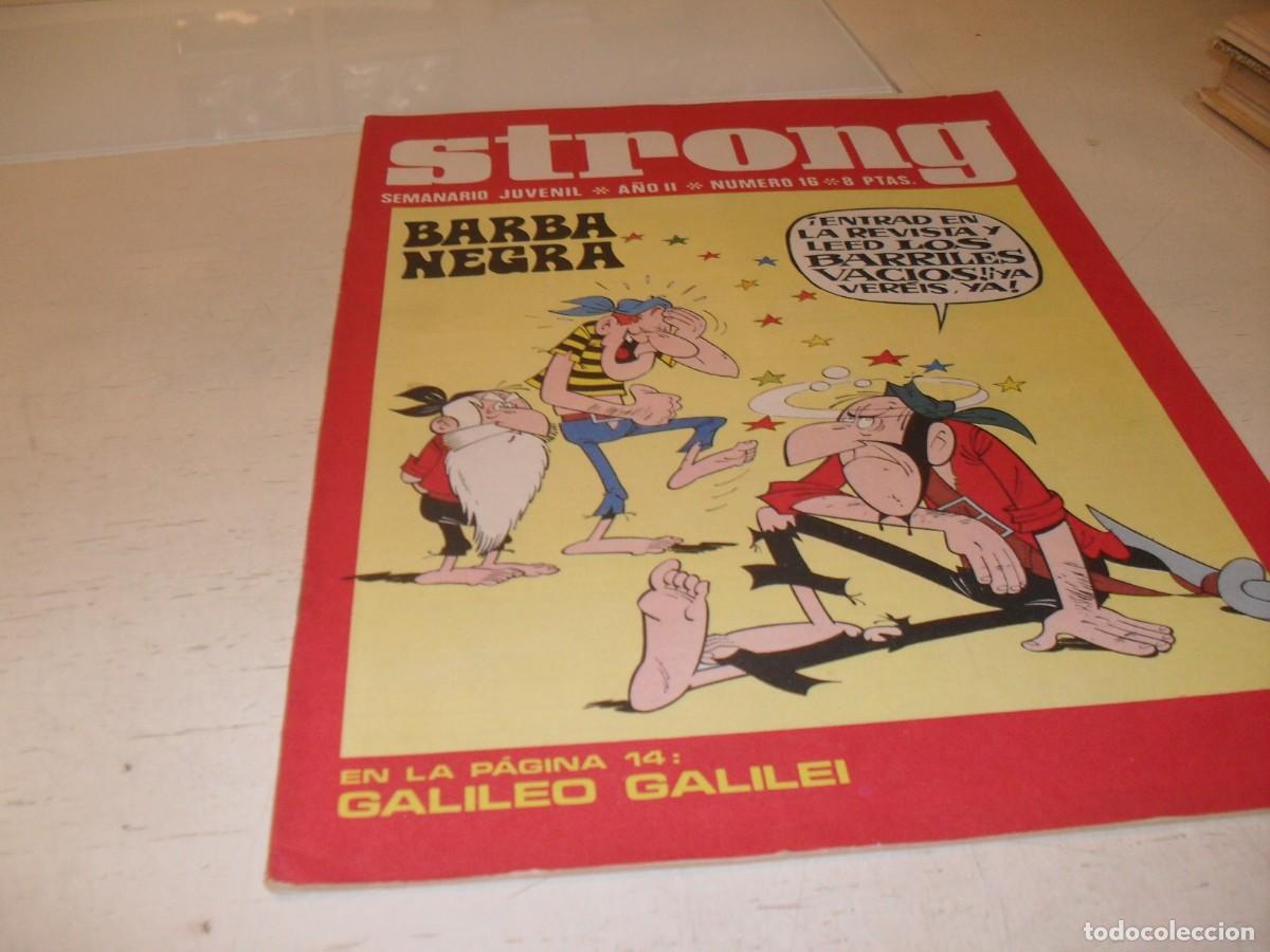 Tebeos: STRONG N&ordm; 16,CON BARBANEGRA:LOS BARRILES VACIOS,DE KIOSKO,DE 90,EDITA ARGOS,1969