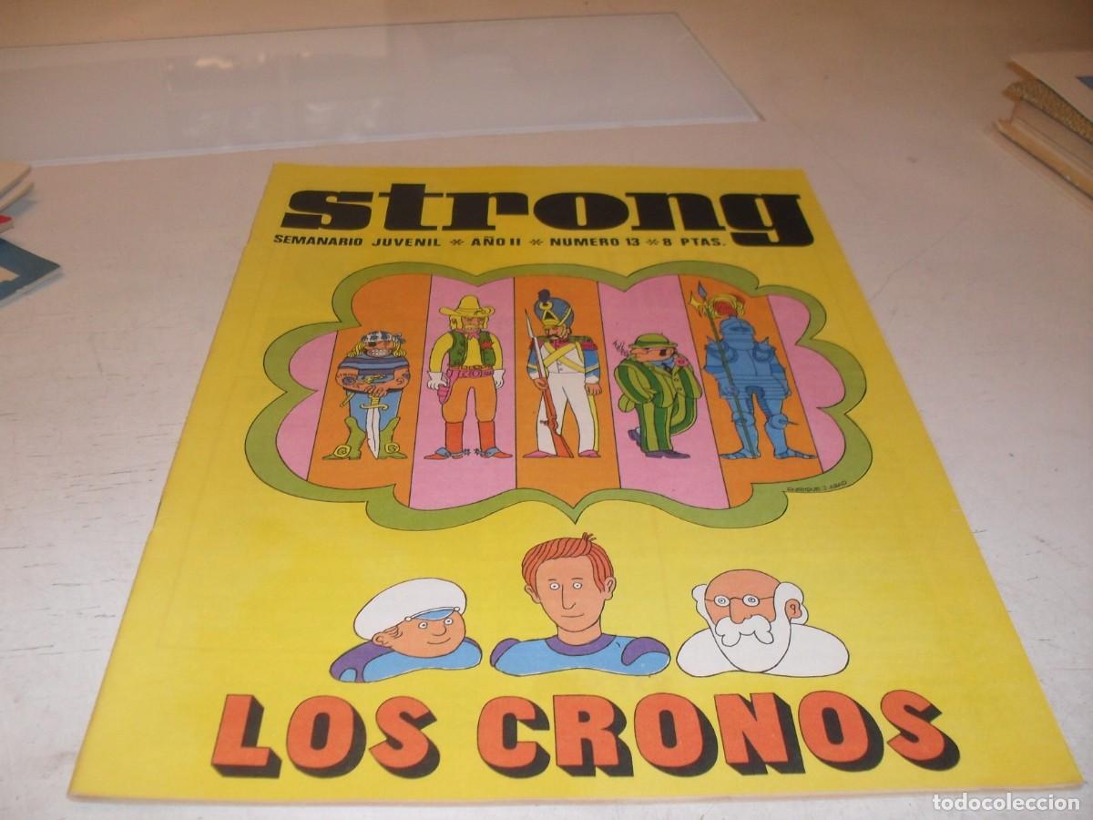 Tebeos: STRONG N&ordm; 13,CON LOS CRONOS:ORO DE CALIFORNIA,DE KIOSKO,DE 90,EDITA ARGOS,1969