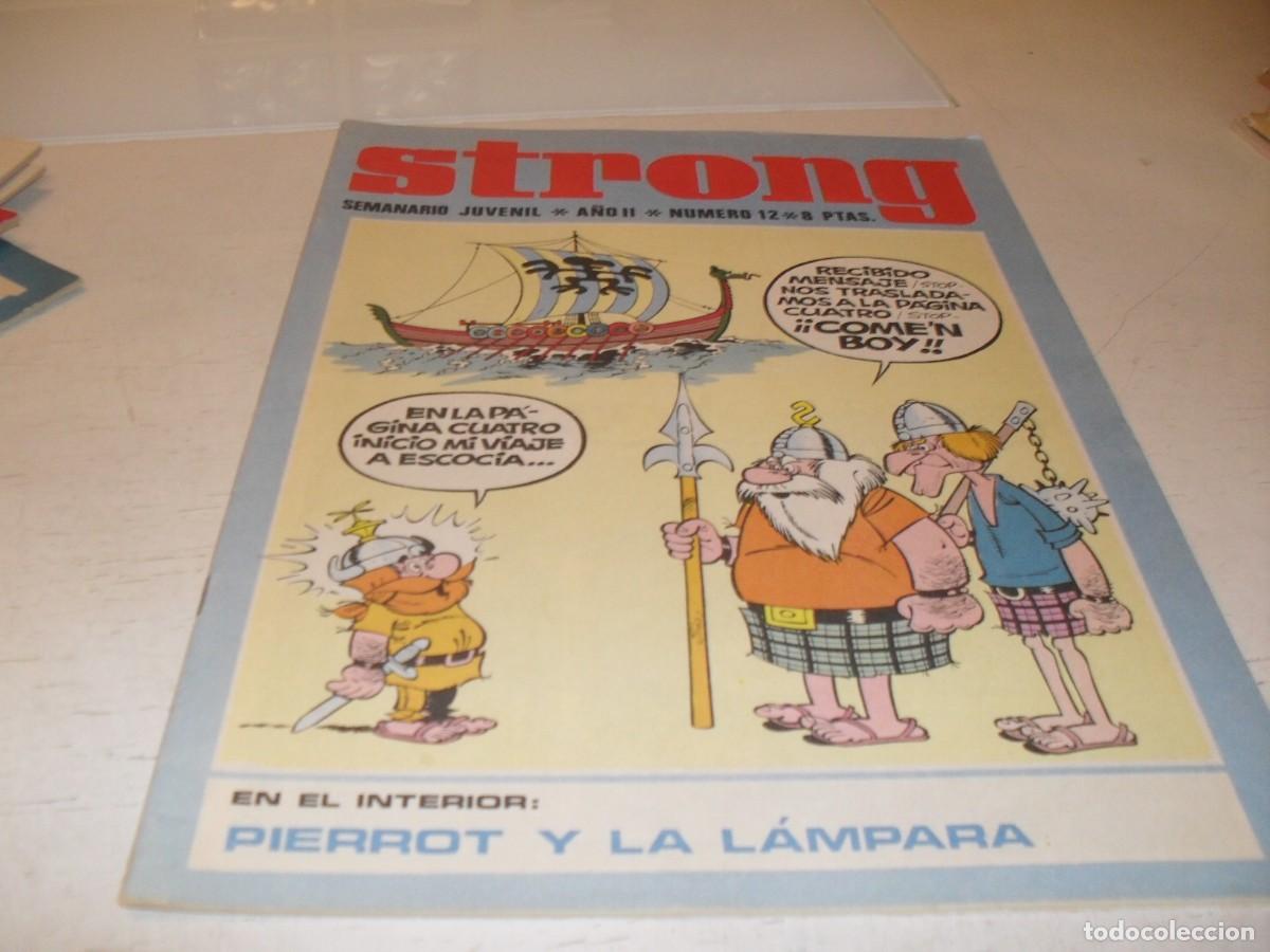 Tebeos: STRONG N&ordm; 12,CON ULTRASON EN ESCOCIA,DE KIOSKO,DE 90,EDITA ARGOS,1969