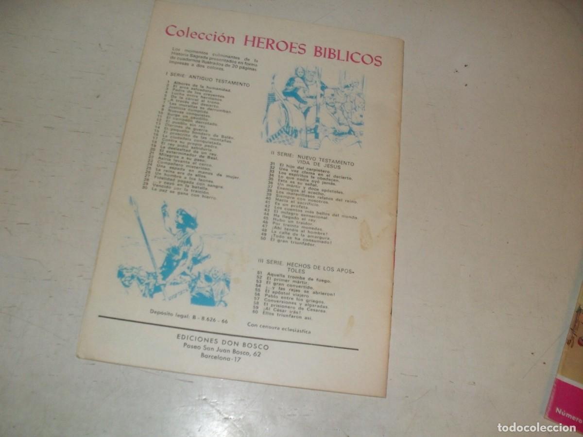 Tebeos: HEROES DE LA VIRTUD N&ordm; 3,DE 24,EL VENCEDOR DE LA PESTE,EDICIONES DON BOSCO,1976 - Foto 3