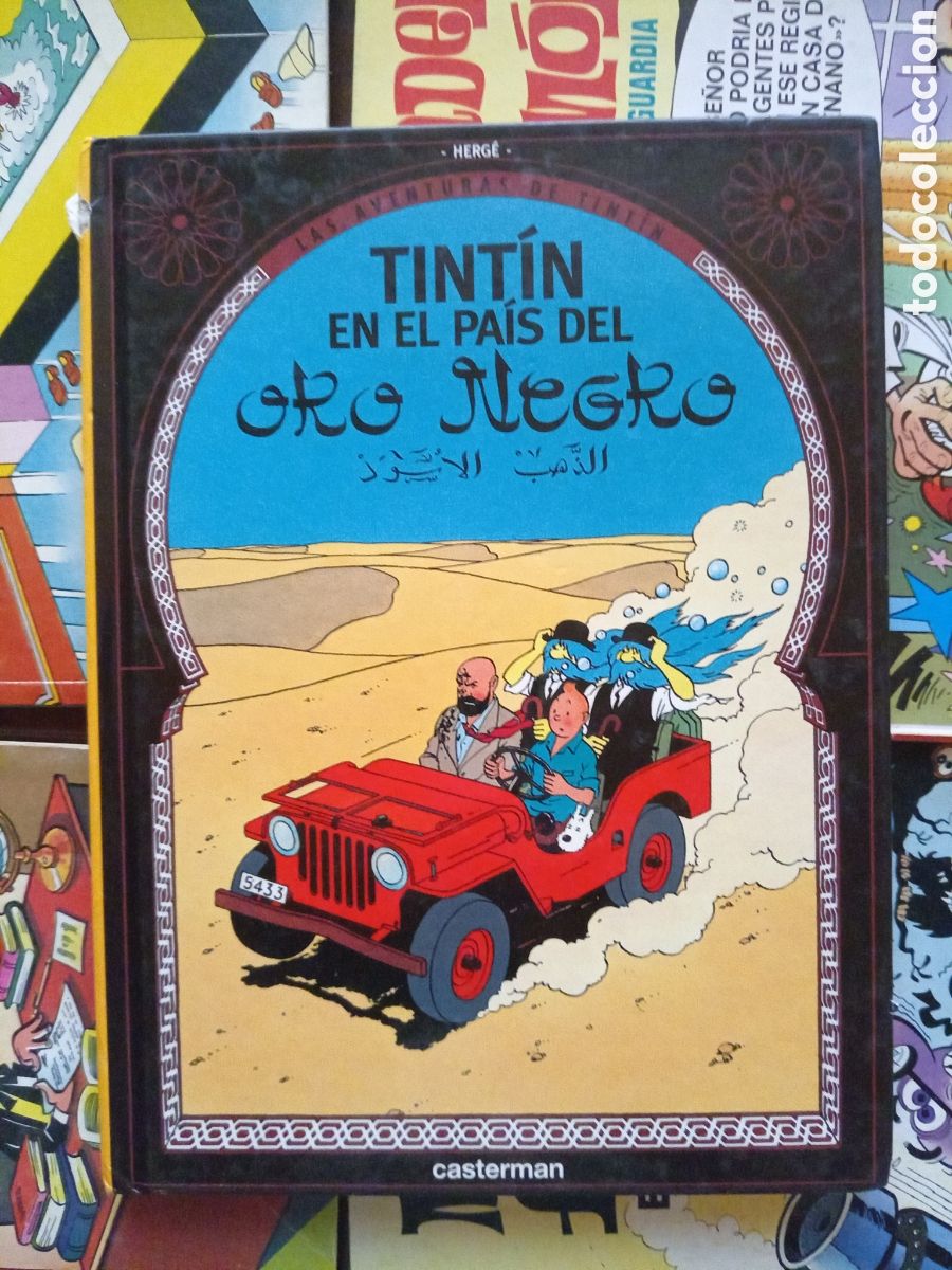Tebeos: Tint&iacute;n En el pais del oro negro Tapa dura tama&ntilde;o peque&ntilde;o cj104