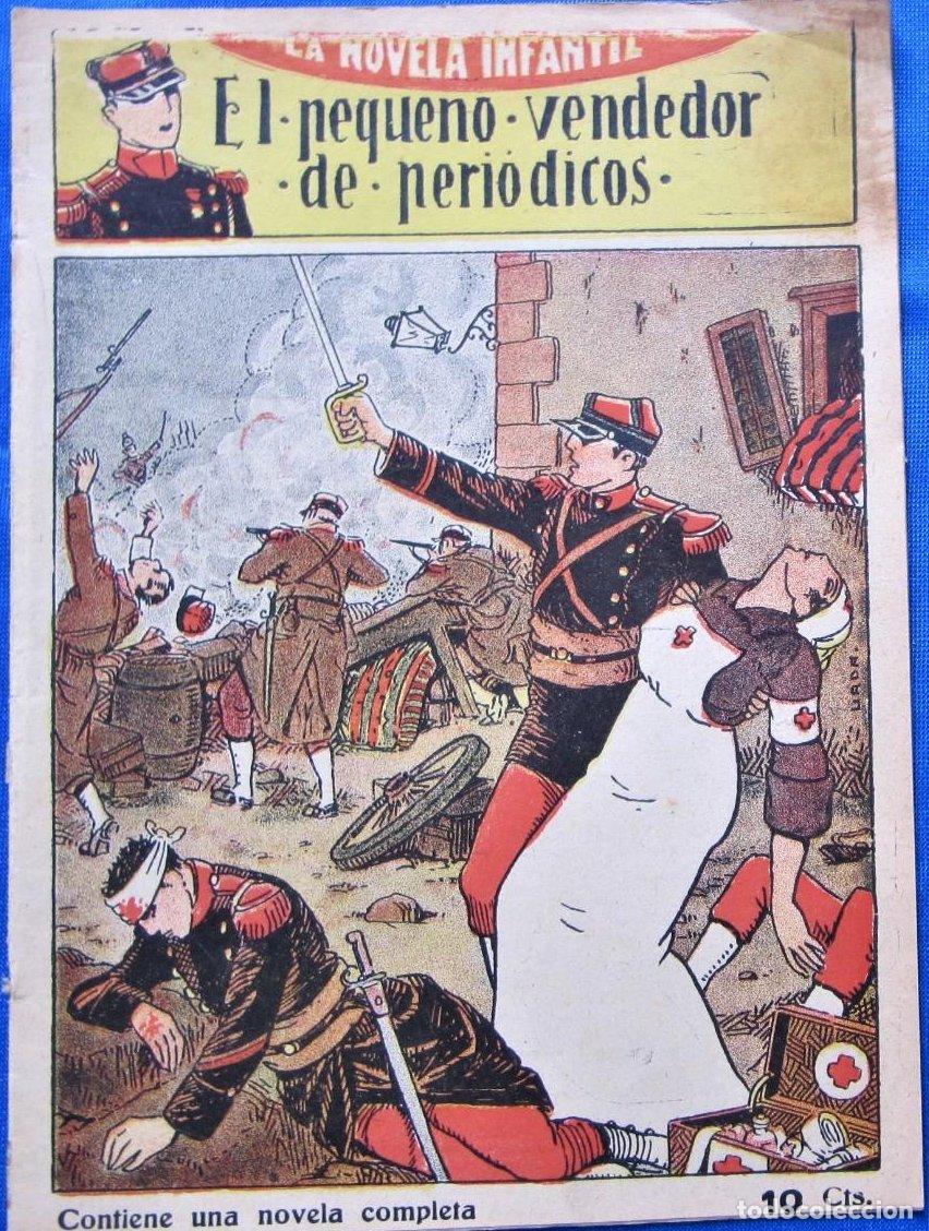 Tebeos: LA NOVELA INFANTIL. EL PEQUE&Ntilde;O VENDEDOR DE PERI&Oacute;DICOS. EL GATO NEGRO.