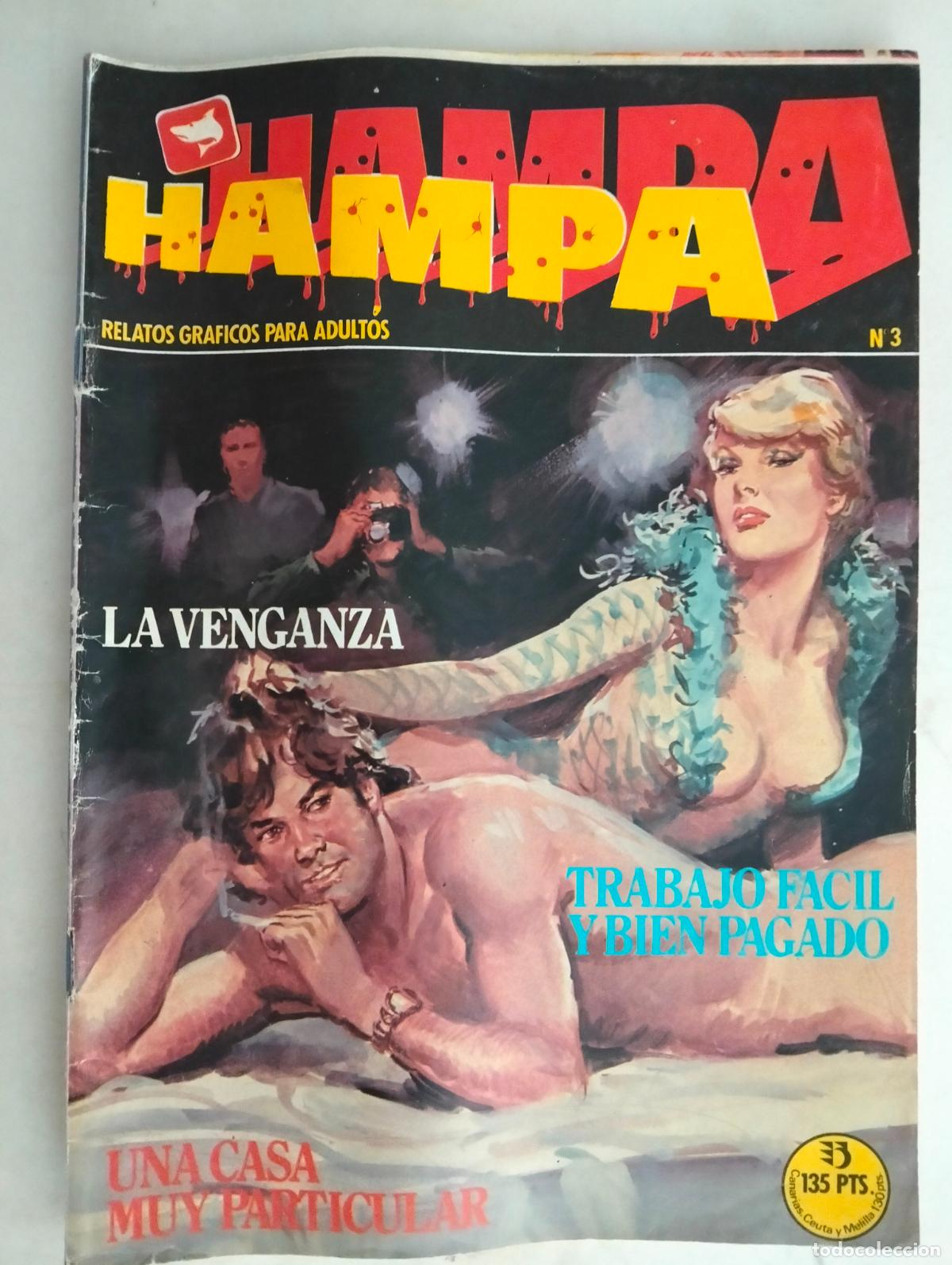Tebeos: HAMPA N&ordm; 3, RELATOS GRAFICOS PARA ADULTOS, EDICIONES ZINCO, A&Ntilde;O 1981