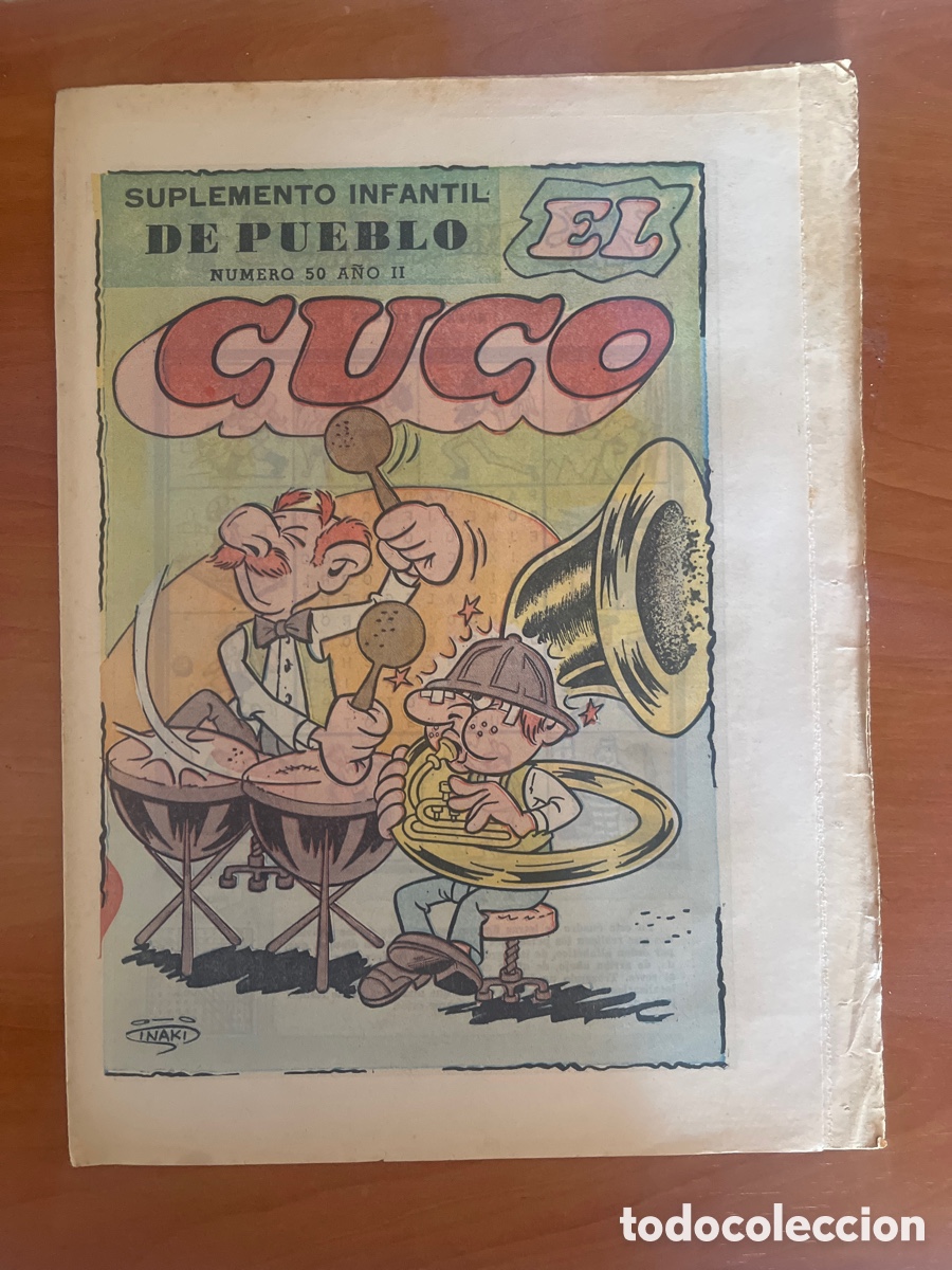 Tebeos: REVISTA EL CUCO, N&Uacute;MERO 50, (SUPLEMENTO INFANTIL DE PUEBLO)