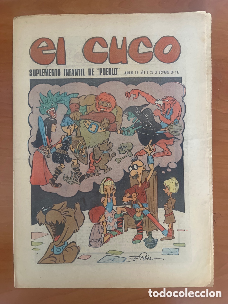 Tebeos: REVISTA EL CUCO, N&Uacute;MERO 53, (SUPLEMENTO INFANTIL DE PUEBLO)
