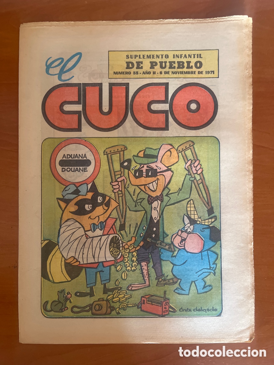 Tebeos: REVISTA EL CUCO, N&Uacute;MERO 55, (SUPLEMENTO INFANTIL DE PUEBLO)