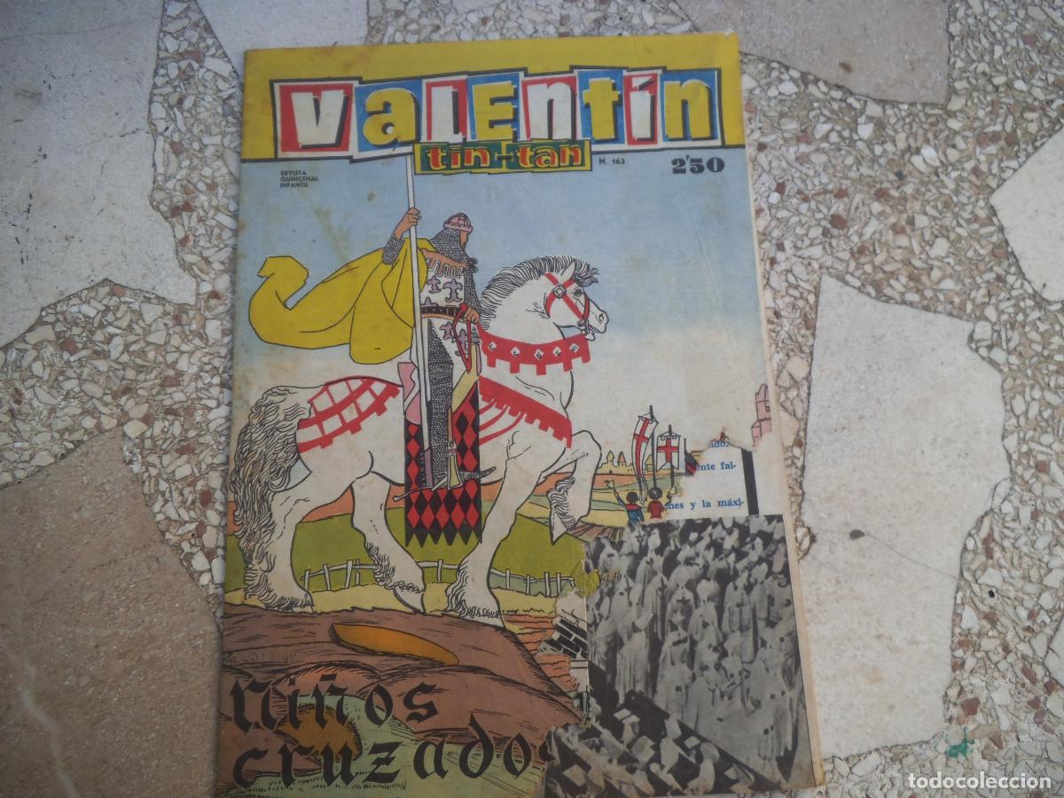 Tebeos: tebeo, valentin tin-tac n&ordm; 163, ni&ntilde;os cruzados, 1963,