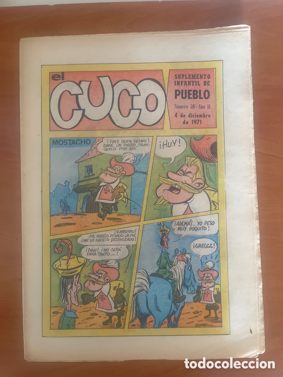 Tebeos: REVISTA EL CUCO, N&Uacute;MERO 59, (SUPLEMENTO INFANTIL DE PUEBLO)