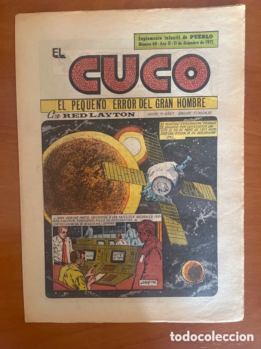 Tebeos: REVISTA EL CUCO, N&Uacute;MERO 60, (SUPLEMENTO INFANTIL DE PUEBLO)