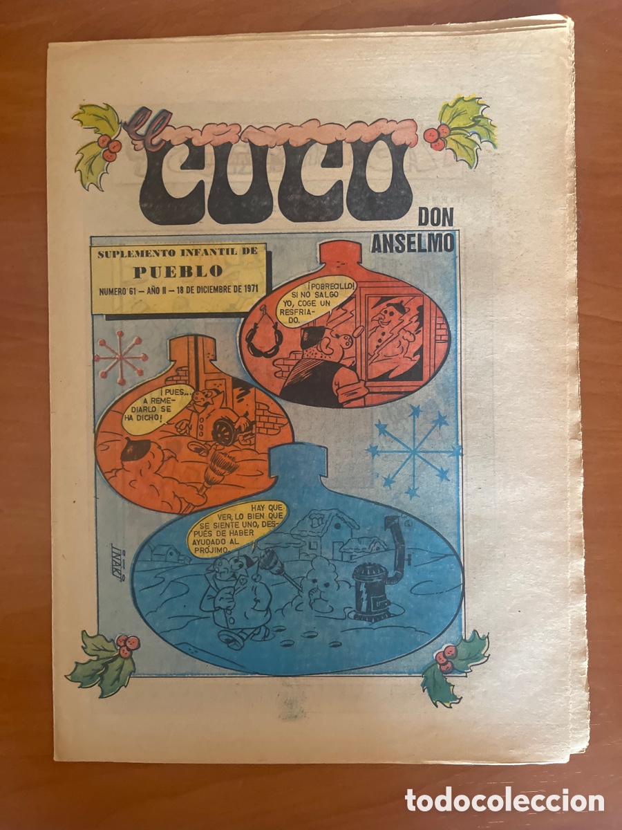 Tebeos: REVISTA EL CUCO, N&Uacute;MERO 61, (SUPLEMENTO INFANTIL DE PUEBLO)