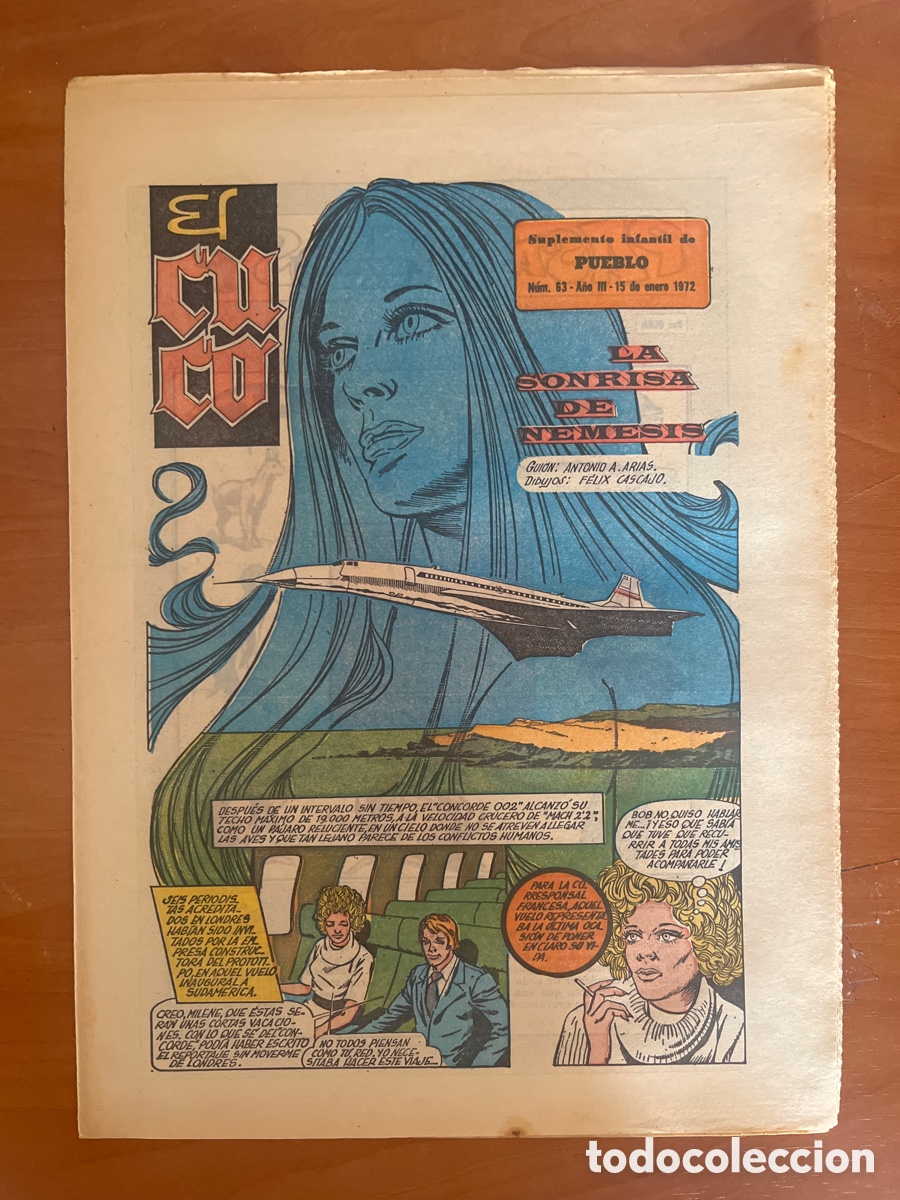 Tebeos: REVISTA EL CUCO, N&Uacute;MERO 63, (SUPLEMENTO INFANTIL DE PUEBLO)