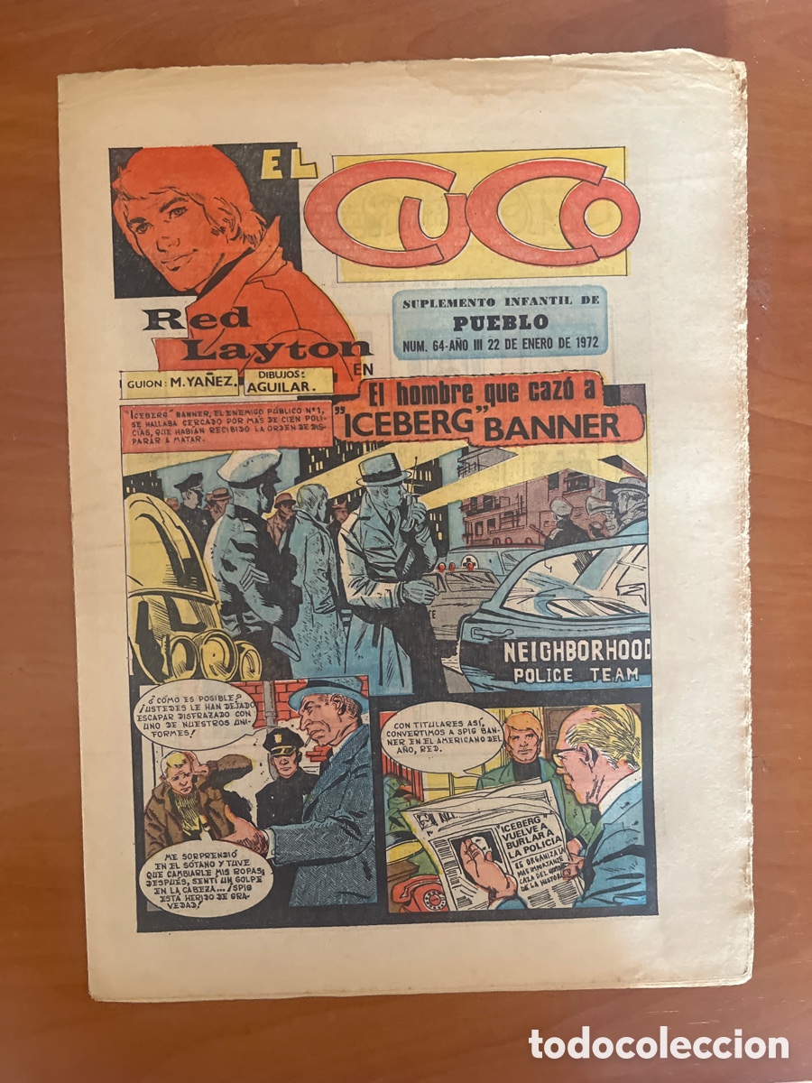 Tebeos: REVISTA EL CUCO, N&Uacute;MERO 64, (SUPLEMENTO INFANTIL DE PUEBLO)