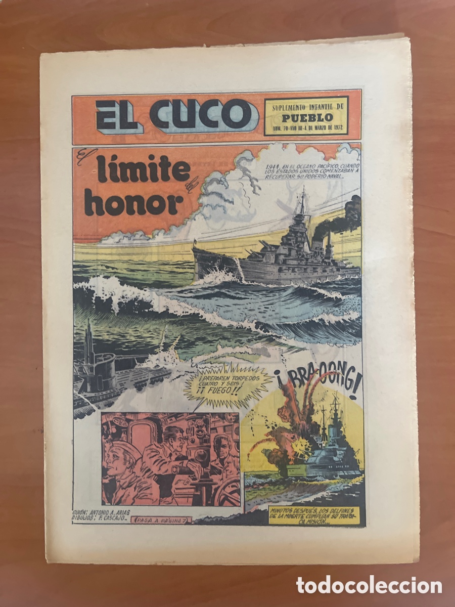 Tebeos: REVISTA EL CUCO, N&Uacute;MERO 70, (SUPLEMENTO INFANTIL DE PUEBLO)
