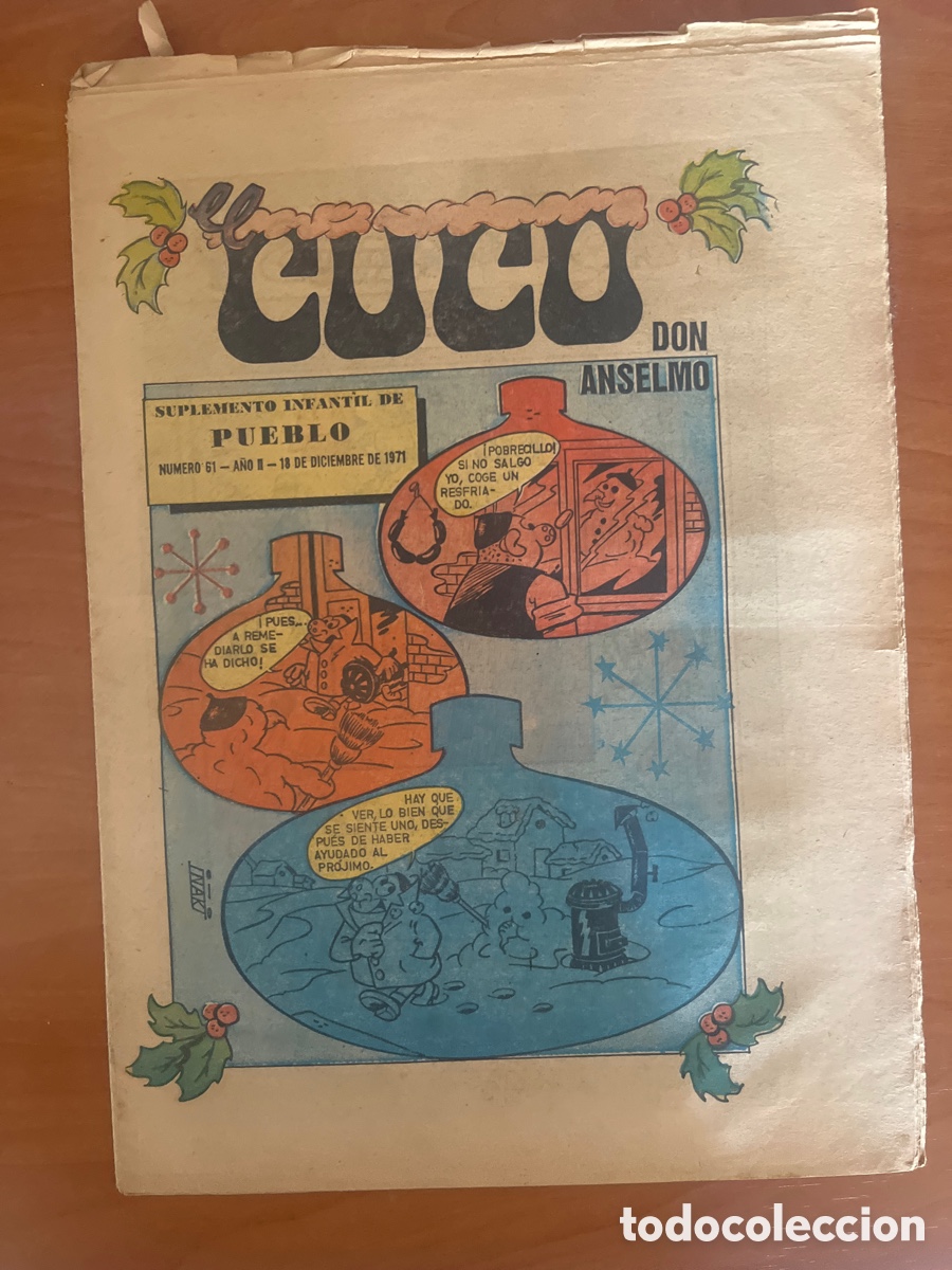 Tebeos: REVISTA EL CUCO, N&Uacute;MERO 61, (SUPLEMENTO INFANTIL DE PUEBLO)