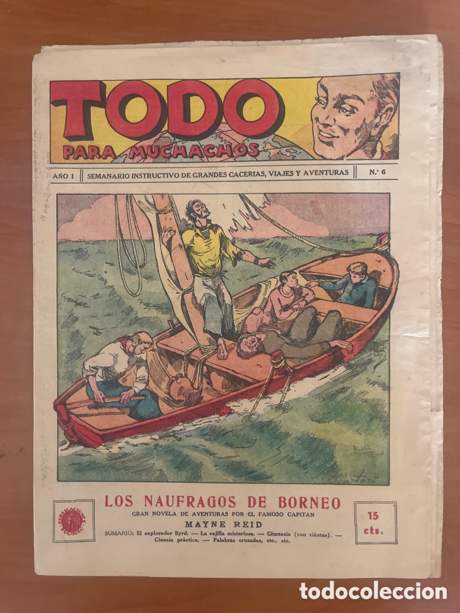 Tebeos: TODO PARA MUCHACHOS, N&Uacute;MERO 6, (SUPLEMENTO POCHOLO)