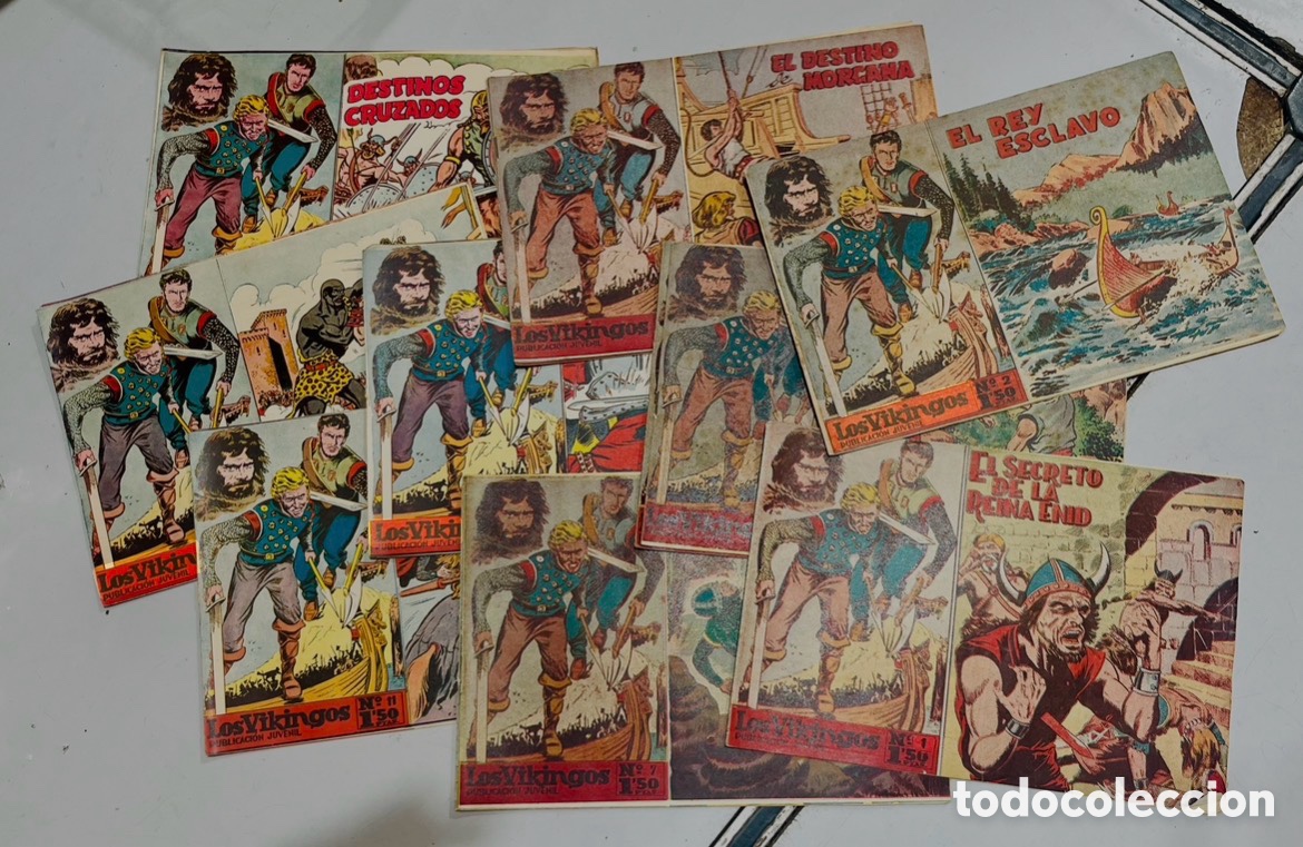 Giornalini: COLECCI&Oacute;N LOS VIKINGOS, 16 EJEMPLARES COMPLETA, (EDITORIAL MATEU)