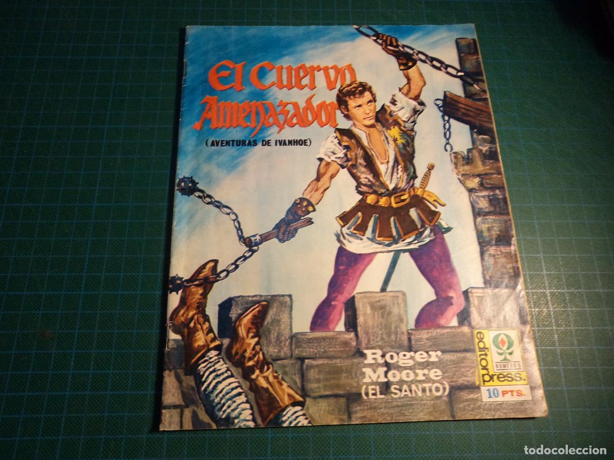 Tebeos: El cuervo amenazador. Fotonovela Edipress n&ordm; 5. Roger Moore. (Ref. 17-B)
