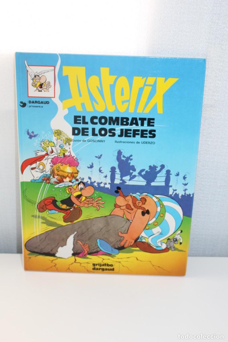 Tebeos: TEBEO DARGAUD ASTERIX EL COMBATE DE LOS JEFES N&ordm;10 ILUSTRACIONES DE UDERZO