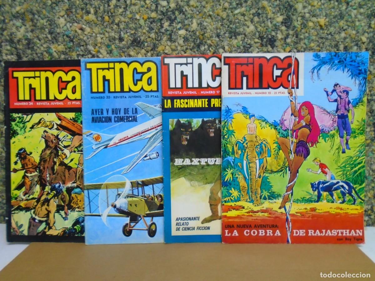 Tebeos: TRINCA,REVISTA JUVENIL/DONCEL,N&ordm;15-17-33-34(1971-72)