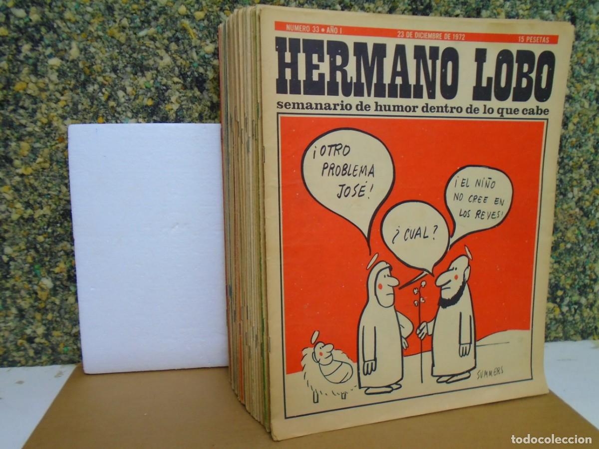 Tebeos: HERMANO LOBO/EDIC.PLEYADES/LOTE DE 49 NUMEROS/A&Ntilde;O I(5)-A&Ntilde;O II(38)-A&Ntilde;O III(6)